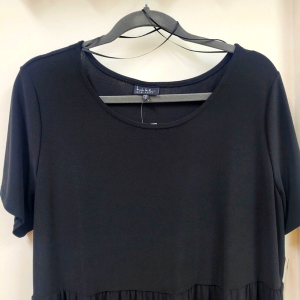 NWT Nicole Miller tiered maxi dress